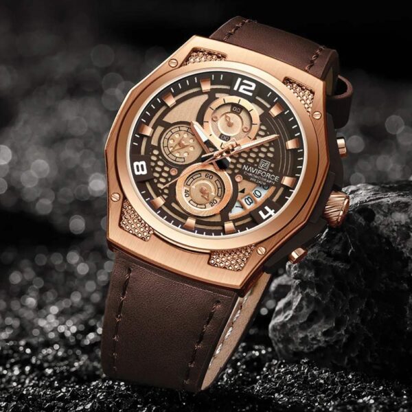 All New Naviforce 8051 L – Brown Watch - Image 3