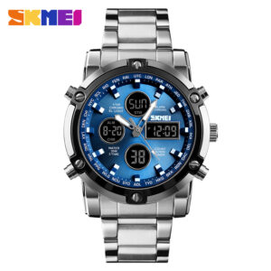 Skmei SK1389  Men’s Watch Silver Blue